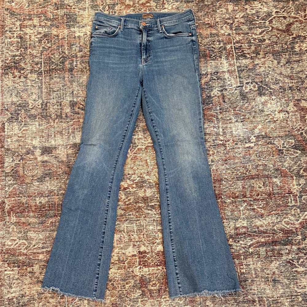 MOTHER Flare Jeans in Classic Blue